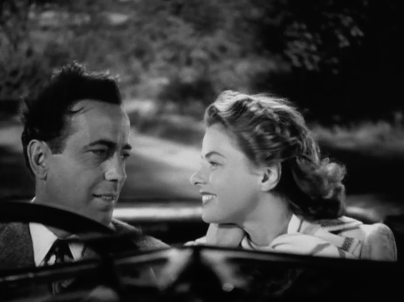 Humphrey Bogart and Ingrid Bergman in Casablanca